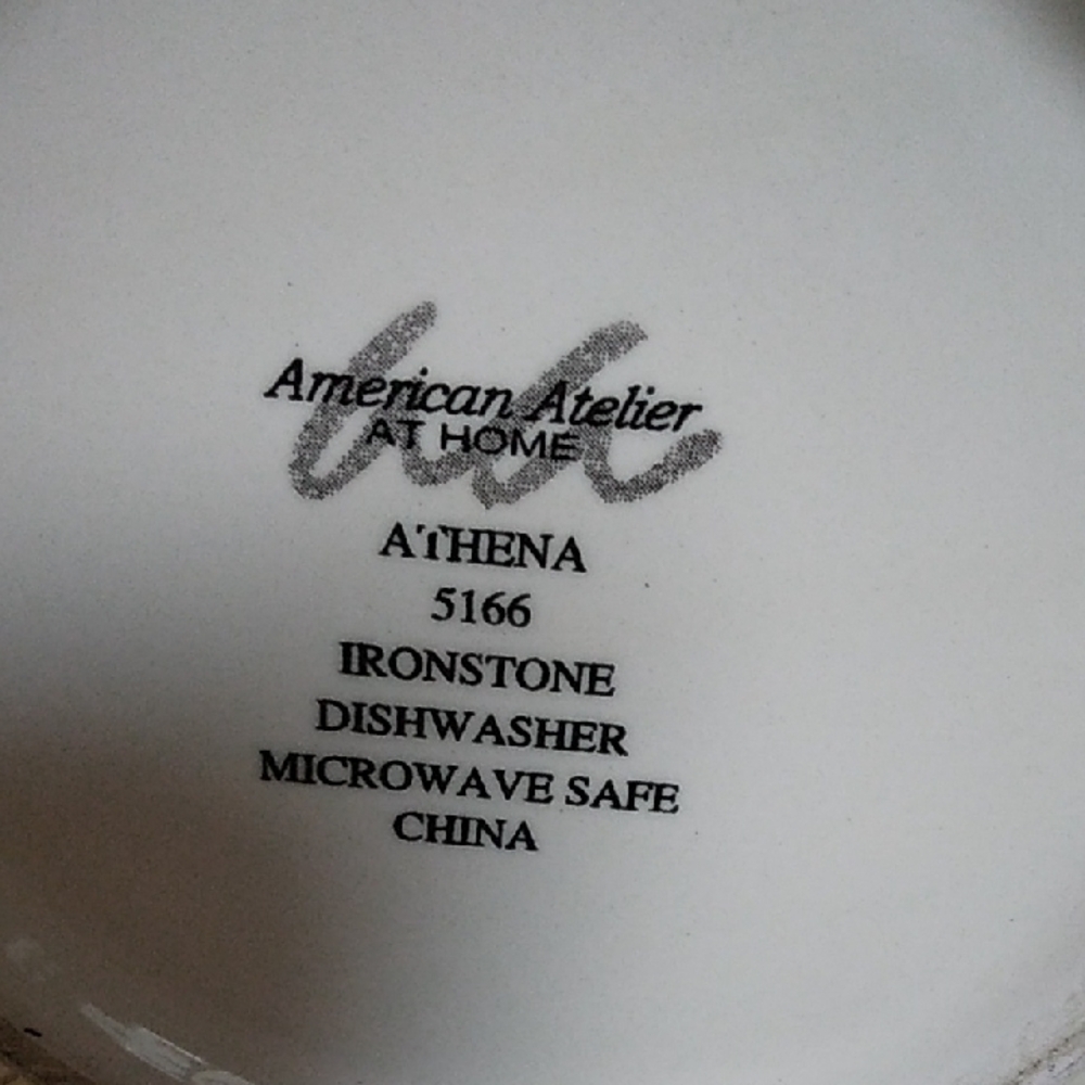 American Atelier Athena Ironstone Dish - Picture 2 of 9
